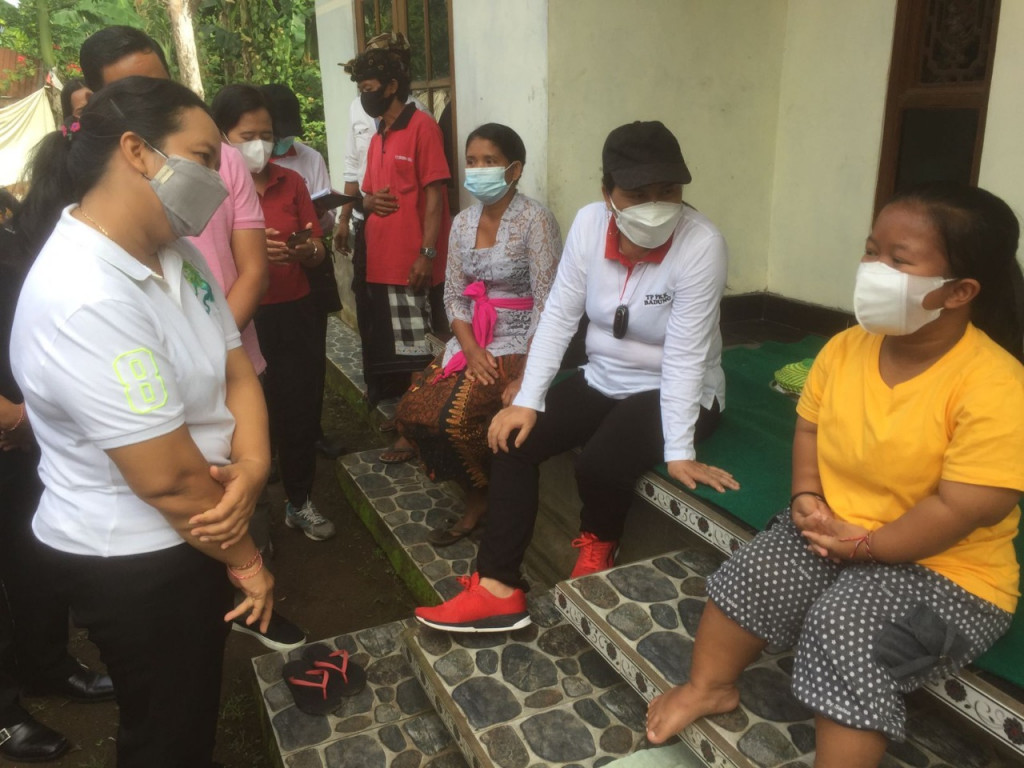 TP Pkk Kabupaten Badung Gencarkan Vaksinasi Covid-19 bagi Penyandang Disabilitas, Sasar Penyandang Disabilitas Yang Belum Mendapatkan Vaksin
